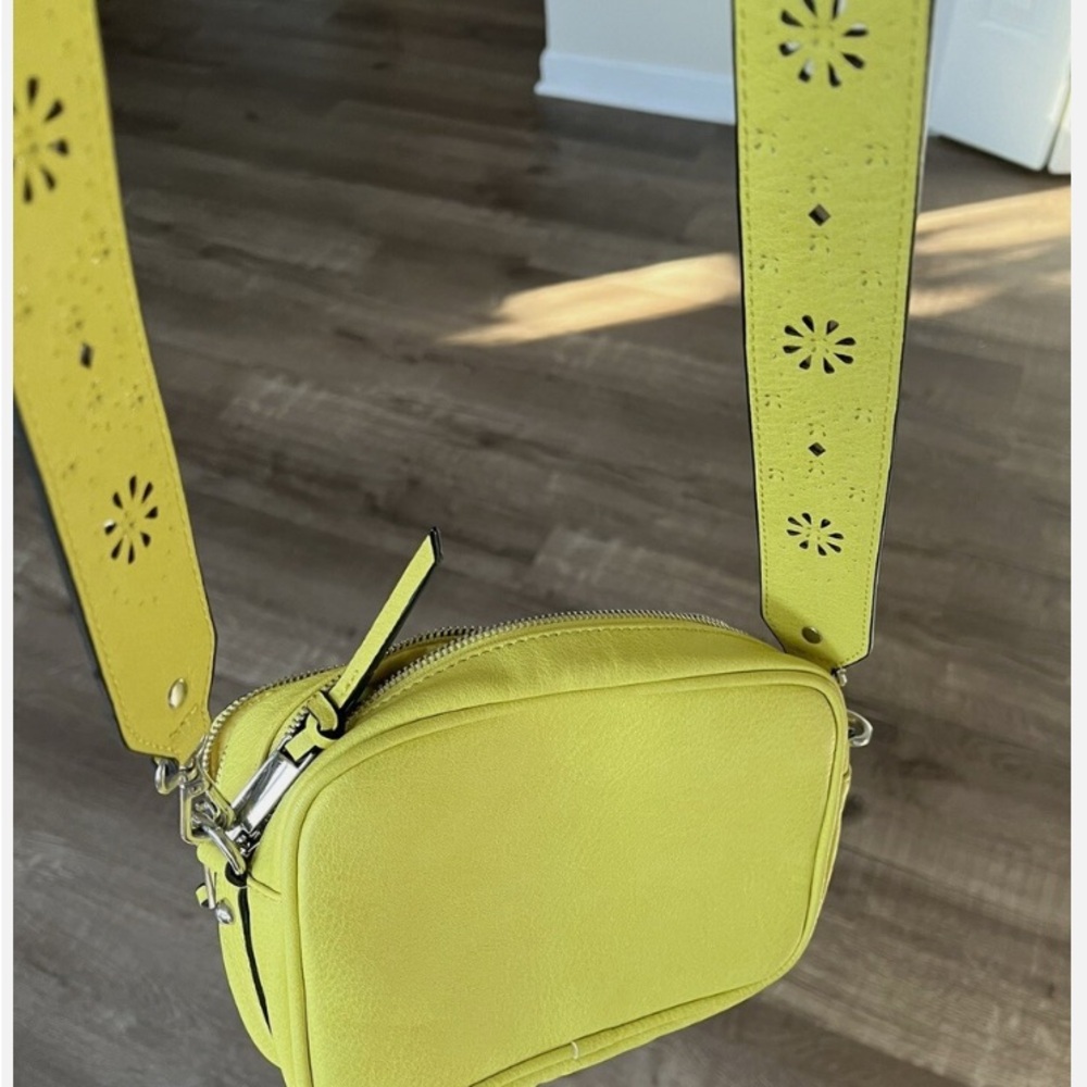 Free People Vibrant Yellow Crossbody Bag